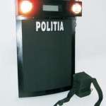 Bulletproof shield level III with projectors